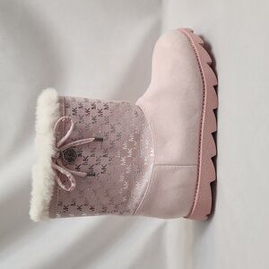 Michael Koes Light Pink Faux Fur Boots (Girls Size 2)